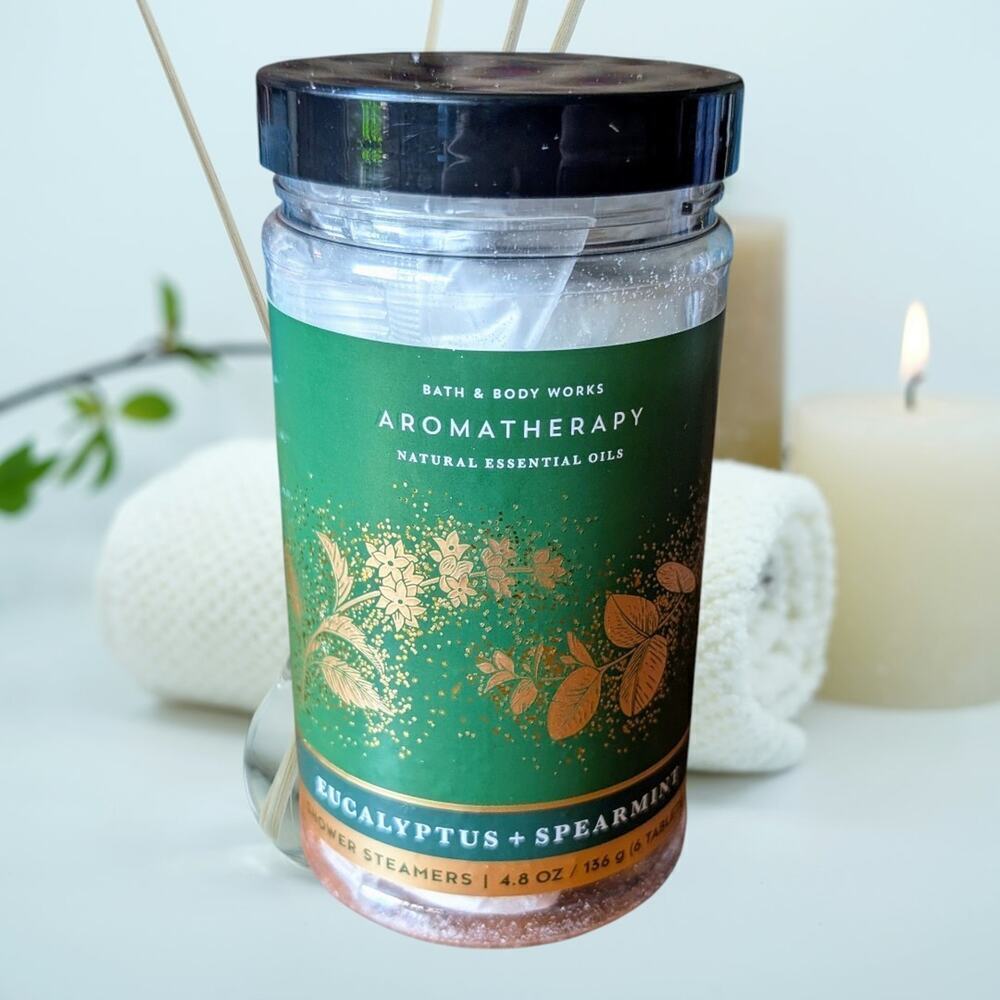 Bath & Body Works Eucalyptus Spearmint Aromatherapy Shower Steamers 4.8 oz 6 CT